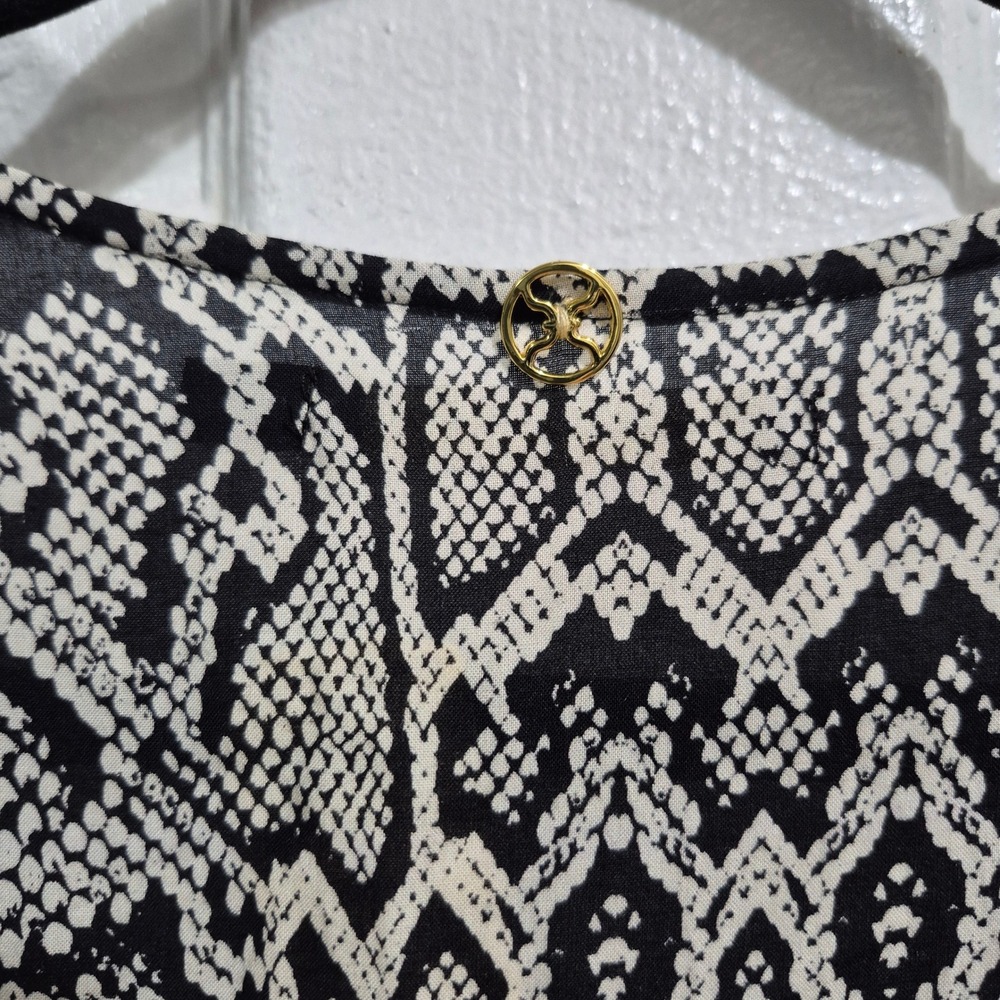 Vix Paula Hermanny Snakeskin Print Maxi Dress Resort Wear M-M - Picture 6 of 13
